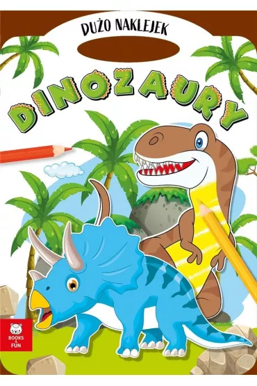 Teczka dinozaury z podw�jnymi naklejkami