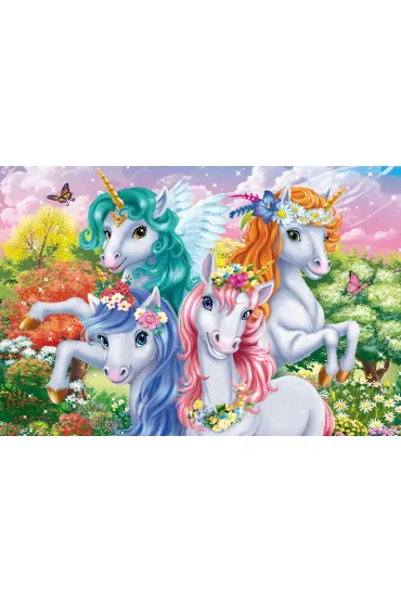 Puzzle 100 Zdj�cie jednoro�c�w Schmidt