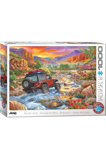 Puzzle 1000 Jeep Rocky Ride by C.Bigelow 6000-5998 Eurographics