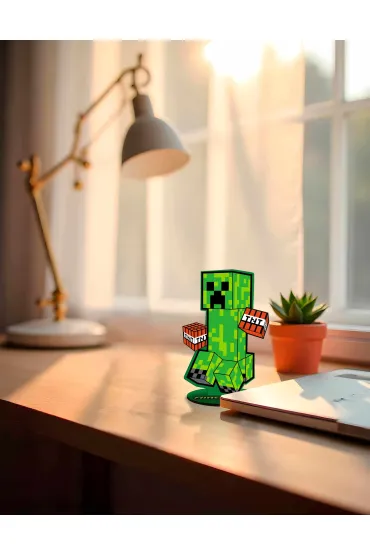 Zestaw figurka 2D Minecraft + mazaki MC00057
