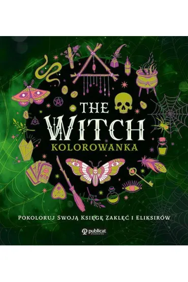 The Witch. Kolorowanka. Pokoloruj swoj� ksi�g� zakl�� i eliksir�w