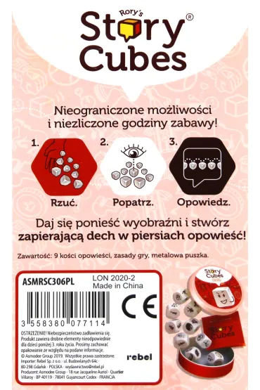 Story Cubes. Bohaterowie Rebel - Rory O'Connor