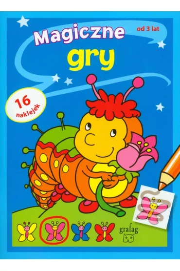 Magiczne gry. Z naklejkami od 3 lat
