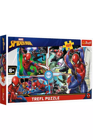 Puzzle 160 el. SpiderMan na ratunek. Spiderman Trefl