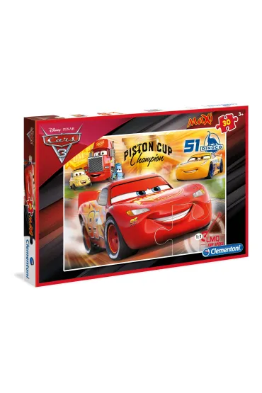 Puzzle maxi 30 el. Auta 3 Clementoni