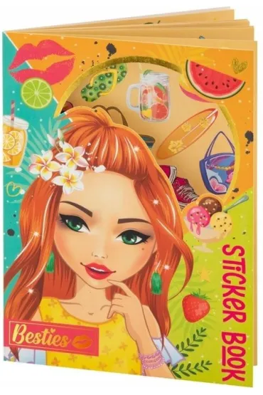 CCG-MZ IMPORT Besties zeszyt z naklejkami A5