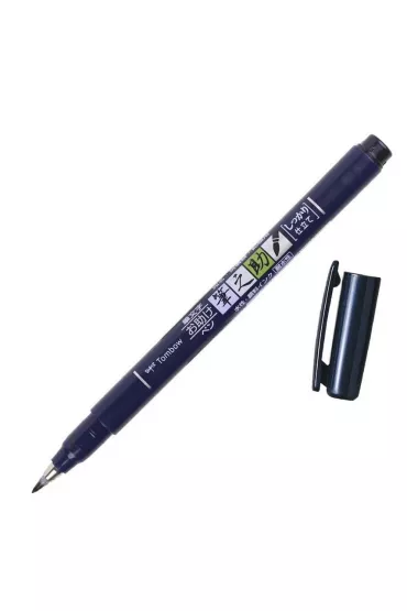 Tombow Flamaster brush pen Fudenosuke czarny 6 szt.