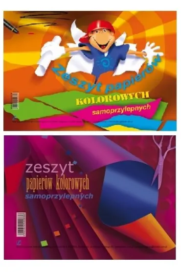 Kreska Zeszyt papier�w samoprzylepnych A5/8k - kolorowy