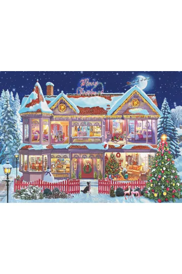 Puzzle 1000 el. Getting Ready Christmas Eurographics