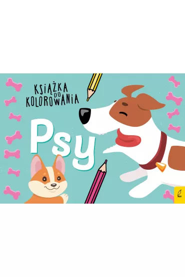 Ksi��ka do kolorowania. Psy