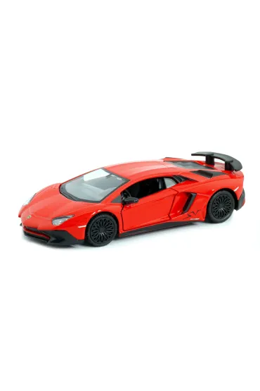 RMZ City Lamborghini Aventador LP750-4 SV czerwony  w skali 1:36 Daffi