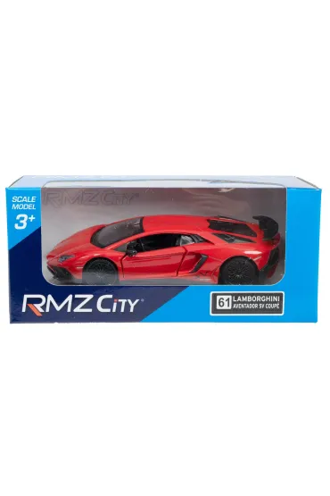RMZ City Lamborghini Aventador LP750-4 SV czerwony  w skali 1:36 Daffi