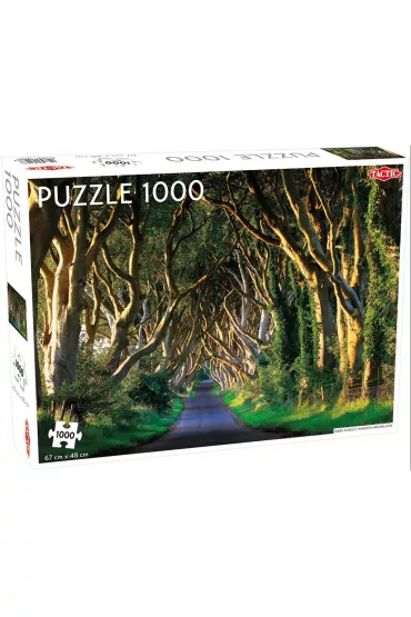 Puzzle 1000 el. Landscape: Hedges in Northern Ireland Tactic