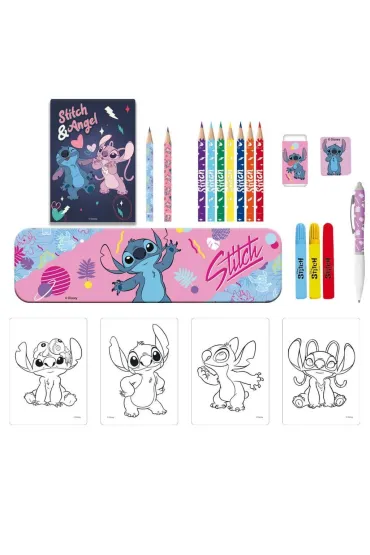 Kolorowanka z pi�rnikiem Lilo and Stitch