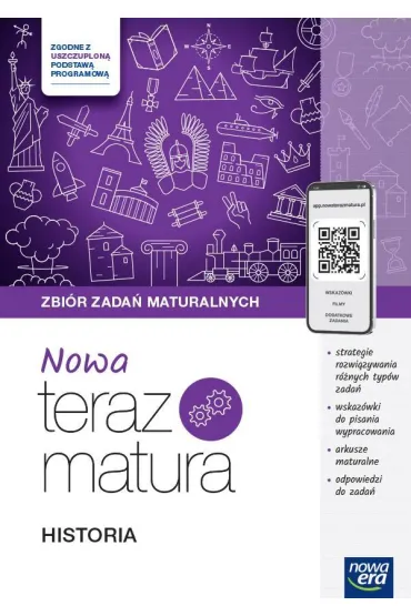 Pakiet Matura 2026. Nowa Teraz matura. Vademecum: J�zyk polski. Zakres podstawowy oraz Historia, J�zyk polski. Wypracowania. Zakres podstawowy i rozszerzony, Nowa Teraz matura. Historia. Zbi�r zada� maturalnych