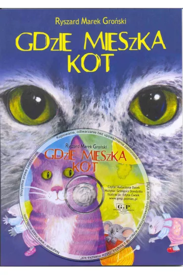 Audiobook Gdzie mieszka kot (ksi��ka+CD promocja) - Ryszard Marek Gro�ski