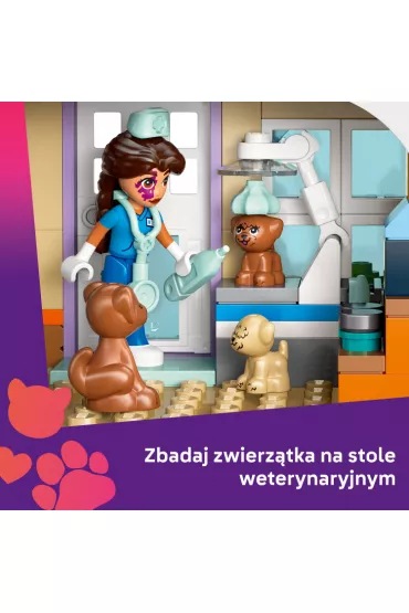 LEGO Friends Ko i lecznica dla zwierzt 42651
