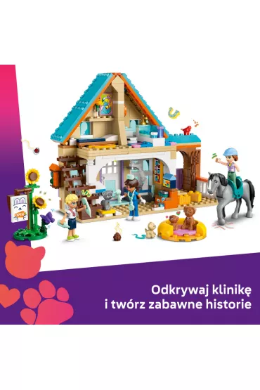 LEGO Friends Ko i lecznica dla zwierzt 42651