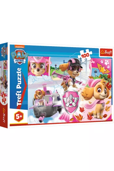 Puzzle 100 el. Skye w akcji Trefl