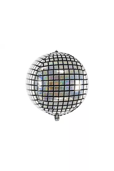 PartyDeco Balon foliowy Kula dyskotekowa 40cm