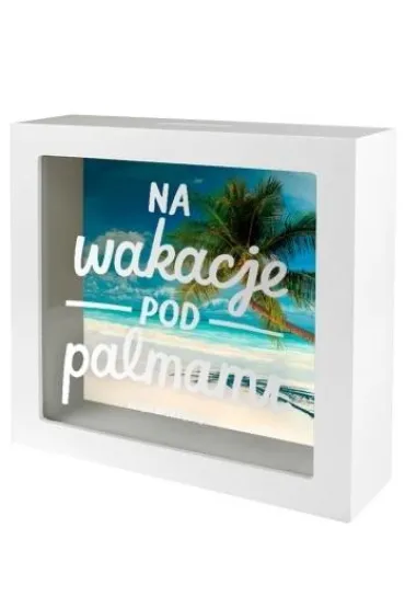 Skarbonka HOME Pod palmami (19x19x5,5cm) Pan Dragon