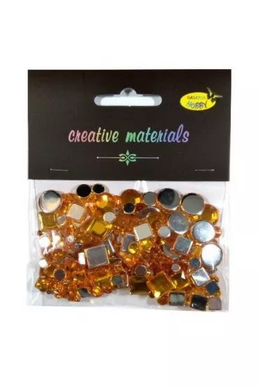 Galeria Hobby Elementy kryszta�kowe z�ote 4-12 mm, 25g