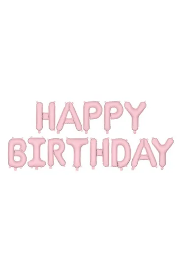PartyDeco Balon foliowy Happy Birthday r� 340x35cm