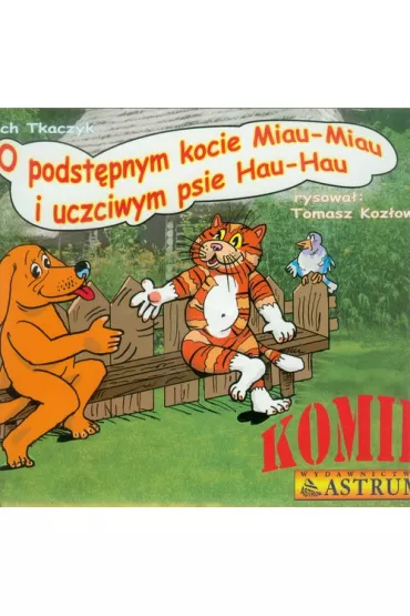 Komiks - O podst�pnym kocie Miau-Miau... + CD - Lech Tkaczyk