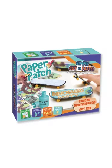 Zestaw decoupage Paper Patch - Deskorolka drewnian Strigo