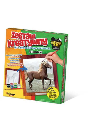Wypuk�a malowanka Konie - Islandzki Mirage Hobby