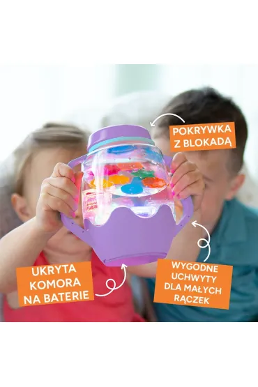 Glo Pals S�oik sensoryczny do nape�nienia wod�, kolor ��ty