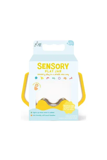 Glo Pals S�oik sensoryczny do nape�nienia wod�, kolor ��ty
