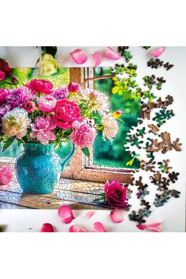 Puzzle drewniane 500 el. Kwitn�ce okno Alexander