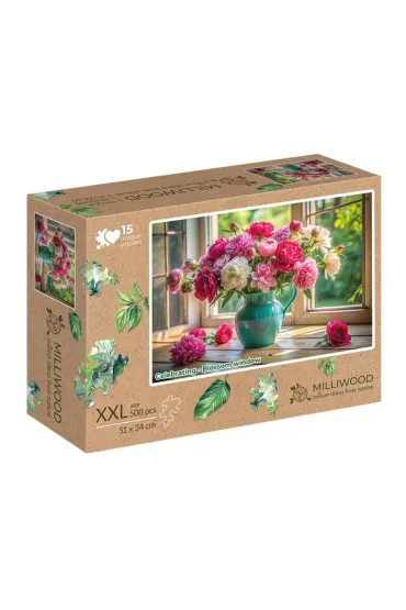 Puzzle drewniane 500 el. Kwitn�ce okno Alexander