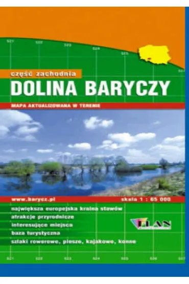 Dolina Baryczy (cz.zachodnia) - mapa