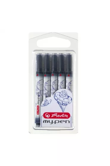 Herlitz Naboje do pi�ra My Pen niebieskie 5 szt.