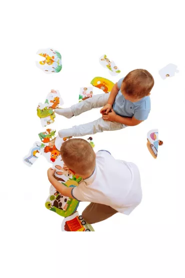 Puzzle 3w1 Zwierz�ta hodowlane Maksik