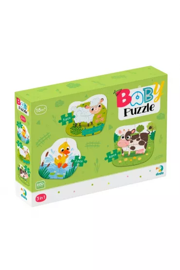 Puzzle 3w1 Zwierz�ta hodowlane Maksik