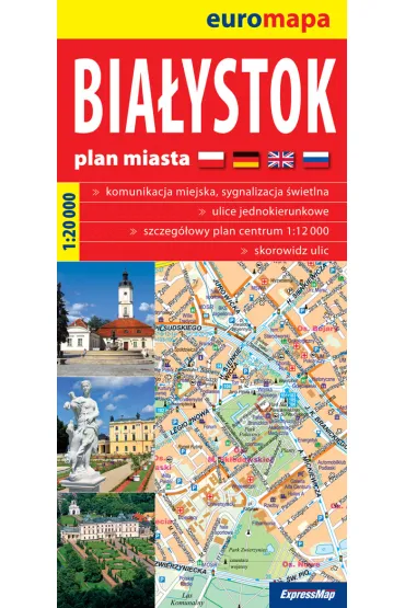 Bia�ystok plan miasta 1:20 000 (1 cm &ndash; 200 m)