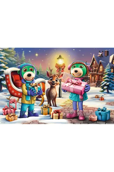 Puzzle maxi 24 el. Zimowy czas z Treflikam