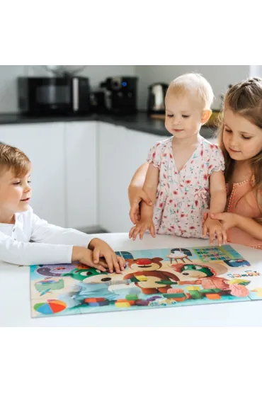 Puzzle maxi 24 el. Zimowy czas z Treflikam
