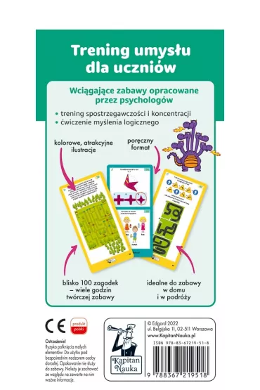 Kapitan Nauka. Zabawy logiczne. Zagadki obrazkowe 6-9 lat - Krzysztof Minge, Natalia Minge