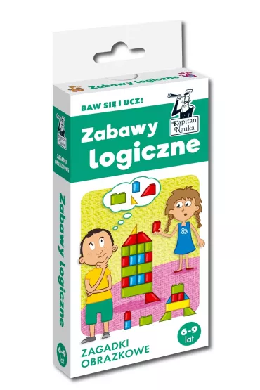 Kapitan Nauka. Zabawy logiczne. Zagadki obrazkowe 6-9 lat - Krzysztof Minge, Natalia Minge