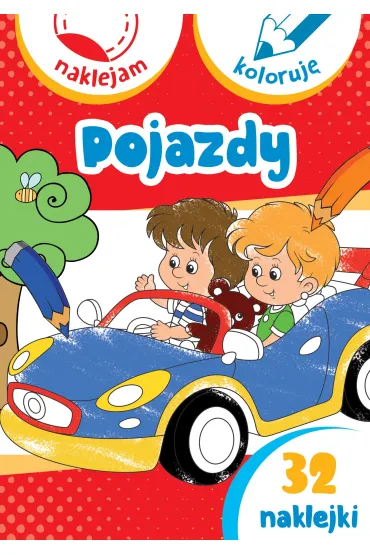 Pojazdy. Naklejam i koloruj� - Aleksander Ma�ecki, Anna Wi�niewska