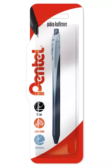 Pentel Pi�ro kulkowe EnerGel BL437 granatowy fioletowy 0.7mm