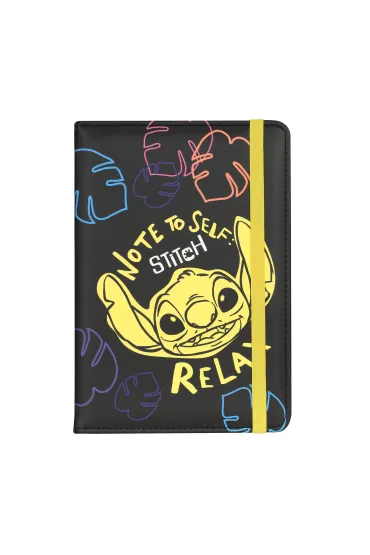 Notes A5 Disney Black Stitch 2 z gumk� linia 80 kartek