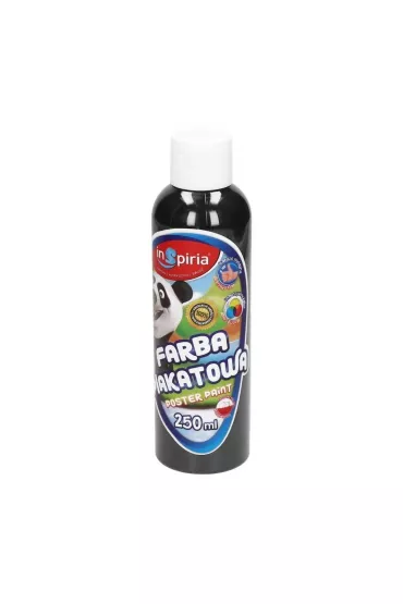 InSpiria Farba plakatowa czarna 250 ml