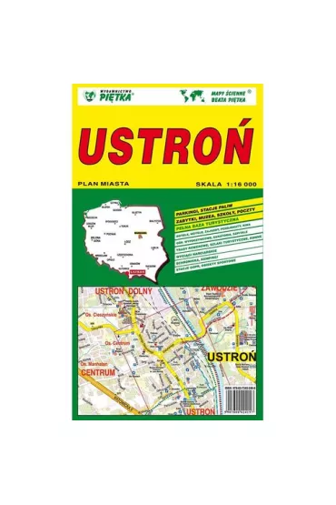 Ustro� 1:16 000 plan miasta PI�TKA