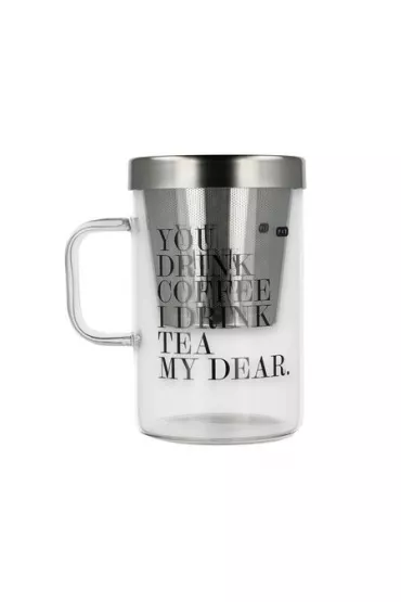 Paper & Tea Kubek z zaparzaczem do herbaty My Dear Brewing Mug 450 ml