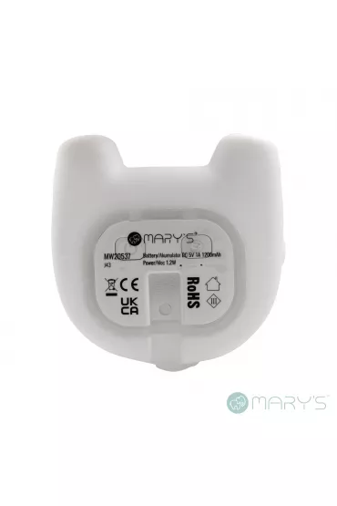 Marys Lampka nocna silikon Led RGB USB Kr�wka r�owa 11x10x1 ECO LIGHT MW20537